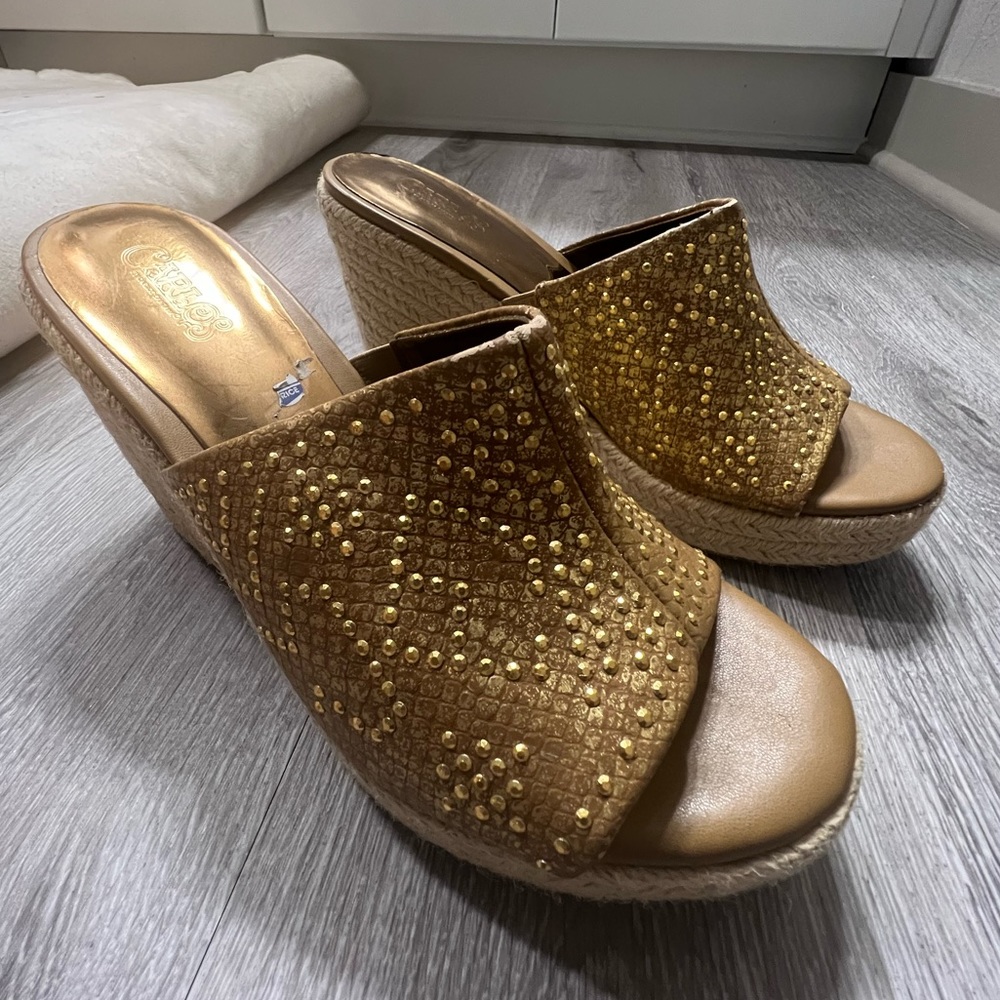 Carlos Santana Wedge Sandals